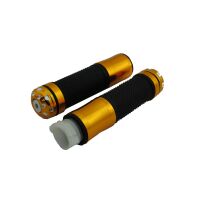 Lenkergriffe Satz gold mit Metallringen