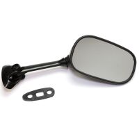Mirror right black e-marked