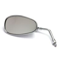 Mirror left chrome e-marked