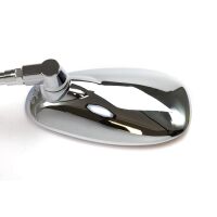 Mirror left chrome e-marked