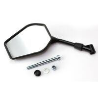 Mirror left carbon look e-marked