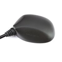 Mirror left black e-marked EH308I