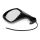 Mirror left with turn signal black E-marked