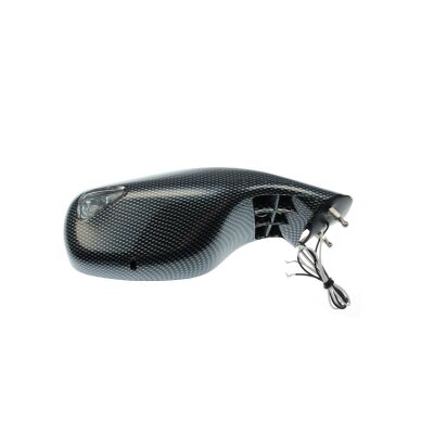Mirror right with indicator carbon look
