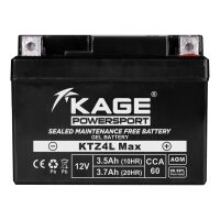 Batterie GEL KAGE YB4L-B YB4L-A YTX4L-BS