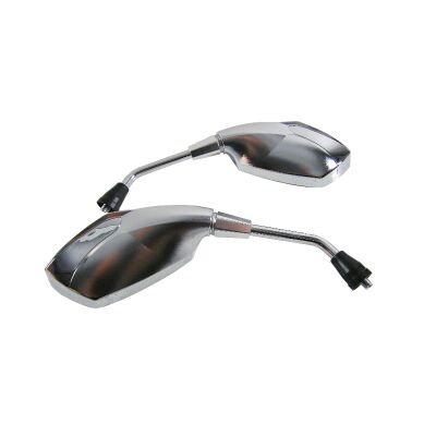Mirror Pair matt chrome Speed