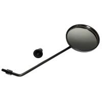 Mirror suitable left + right black E-marked