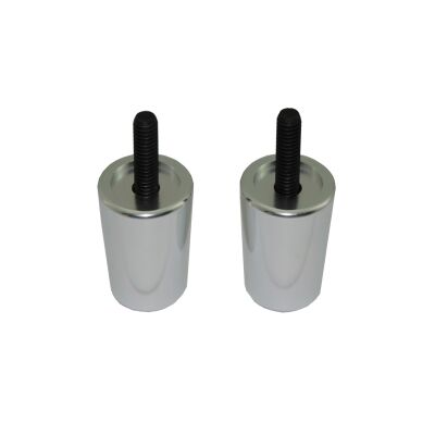 Lenkergewichte Alu silber