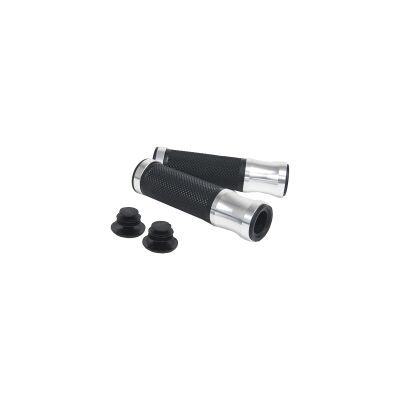 Handelbar Grips with silver metal rings