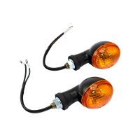 Mini-Blinker-Oval schwarz 20 mm E-geprüft