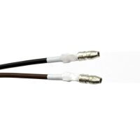 Mini-Blinker-Oval schwarz 20 mm E-geprüft