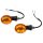 Mini-Blinker-Oval schwarz 20 mm E-geprüft