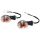 Blinker Paar Mini Oval schwarz E-geprüft