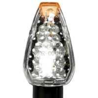 Blinker Paar LED PEAK schwarz E-geprüft