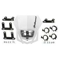Scheinwerfer-Maske Polisport LMX weiß
