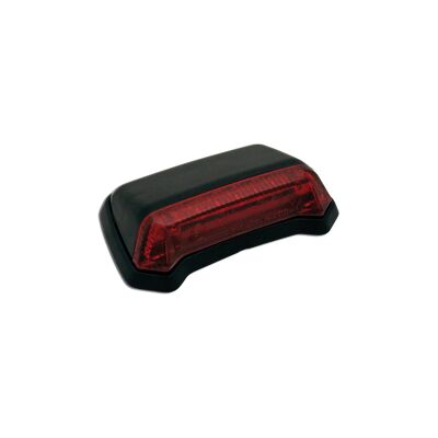 LED Mini Fenderrücklicht rotes Glas (E-geprüft)