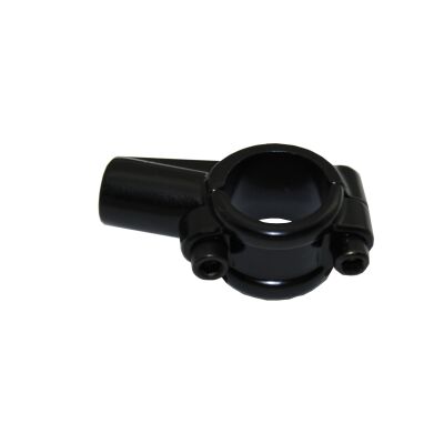 Spiegelschelle schwarz 22 mm Lenker