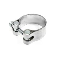 Auspuff Schelle 38 mm Chrom