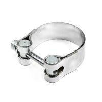 Auspuff Schelle 45 mm Chrom