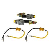 Indicators Set 06 - LED indicators Sparkle black 20mm + 2...