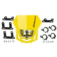 Scheinwerfer Maske Polisport LMX gelb