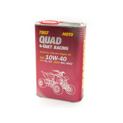 Motoröl Quad 4-Takt Racing SAE 10W40 MANNOL API SL CF 1 Liter