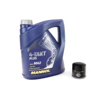 Motoröl Set 10W40 4 Liter + Ölfilter SM134