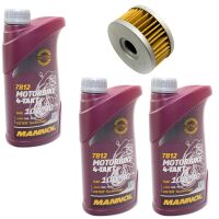 Motoröl Set 10W40 3 Liter + Ölfilter MF136
