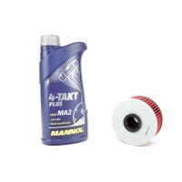 Motoröl Ölfilter HF144 Set SAE 10W-40 1 Liter