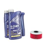 Motoröl Ölfilter HF144 Set SAE 10W-40 3 Liter