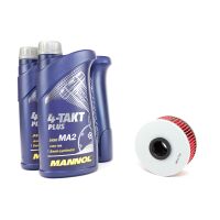 Motoröl Ölfilter HF144 Set SAE 10W-40 3 Liter