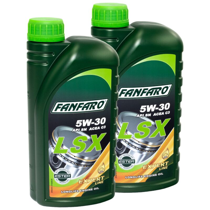 FANFARO Motoröl 5W-30 LSX API SN 2 X 1 Liter online im MVH Shop kaufe ...