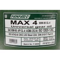 Getriebeöl Getriebe Öl FANFARO MAX 4 80W-90...
