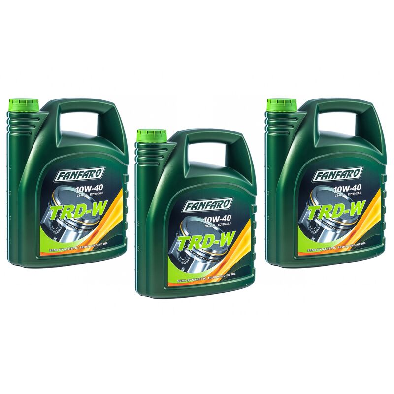 FANFARO TDI 10W-40 Motoröl 5L + MANNOL Motor Flush – Teilsynthetisches Öl Für Diesel- Und Benzinmotoren