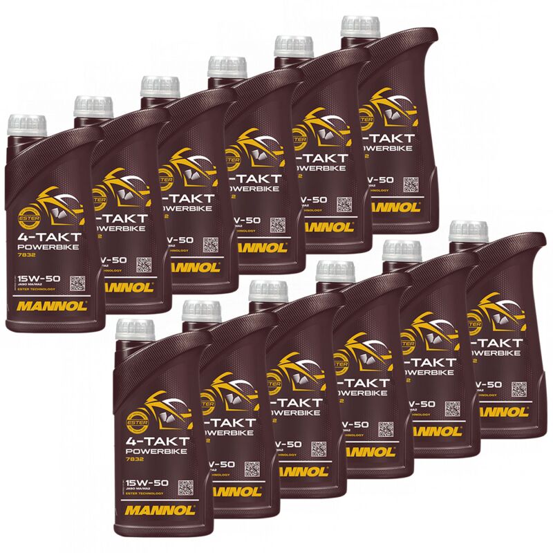 MANNOL Gasoil 15W-50 Motoröl – 1 Liter Flasche – API SG/CD – Für Dieselmotoren