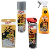 Bike Reiniger Set Sprühwachs Kettenspray Pflegetuch...