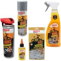 Bike Reiniger Set Sprühwachs Kettenspray Pflegetuch...