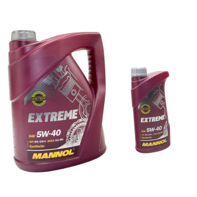 MANNOL Motoröl Extreme 5W-40 API SN/CH-4 6 Liter online im MVH Shop k,  28,95 €