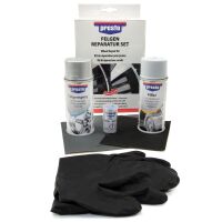 Felgen-Reparatur Set Felgenlack Felgenspray Silber...