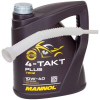 Motoröl MANNOL 4-Takt Plus API SL SAE 10W-40...