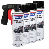 Felgenspray schwarz glanz Lack Spray Presto 428948 4 X...