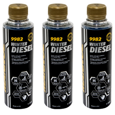 Winter diesel fuel additive Mannol 9983 3 X 250 ml buy online by MVH ,  12,99 €