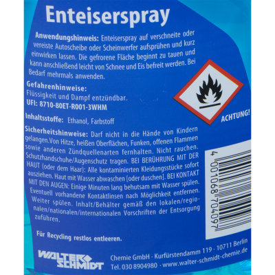 Robbyrob Scheibenenteiser Enteiserspray (0,5 l)