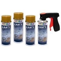 Felgenlack Lack Spray Cars Dupli Color 385902 Gold 4 X...