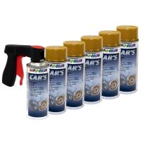 Felgenlack Lack Spray Cars Dupli Color 385902 Gold 6 X...