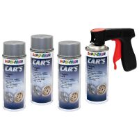 Felgenlack Lack Spray Cars Dupli Color 385919 Silber 4 X...