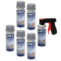 Felgenlack Lack Spray Cars Dupli Color 385919 Silber 6 X...