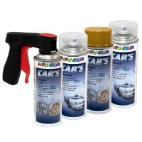Felgenlack Lack Spray Cars Dupli Color 385902 Gold 2 X...