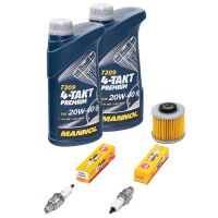 Wartungspaket Öl 2L + Ölfilter + Zündkerzen