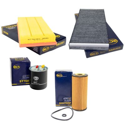 Produktbild von FILTER SET INSPEKTION SCT Luftfilter Innenraumfilter Für Ford C-Max
